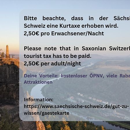 Uo3 - Urlaubsmagie- Urlaubsoase Mitten In Sebnitz Eksteriør billede
